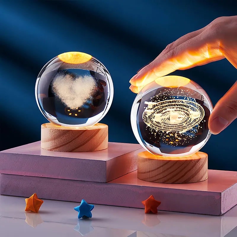 Lampara Esfera Galáctica 3D 🧡