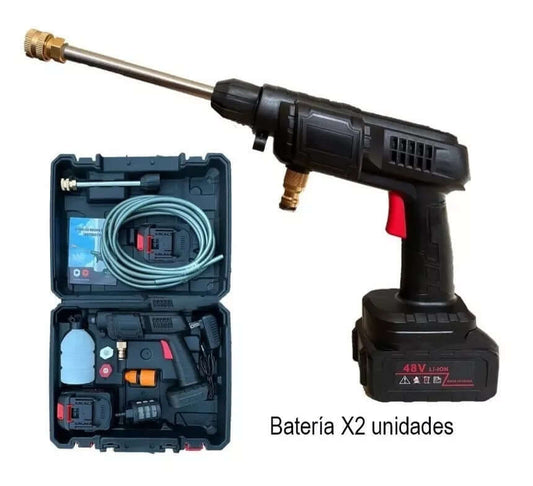 🔥 Hidrolavadora Inalámbrica 48V con 2 Baterías – ¡Potencia y Versatilidad en tus Manos! 🚗💦