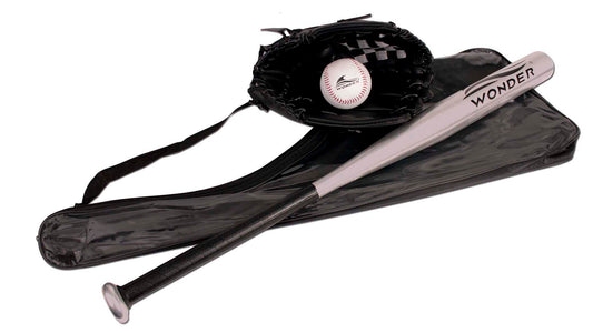 Kit de Béisbol Completo – Bate de 29”, Guante y Pelota con Estuche