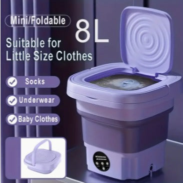 Mini Lavadora Portatil Plegable