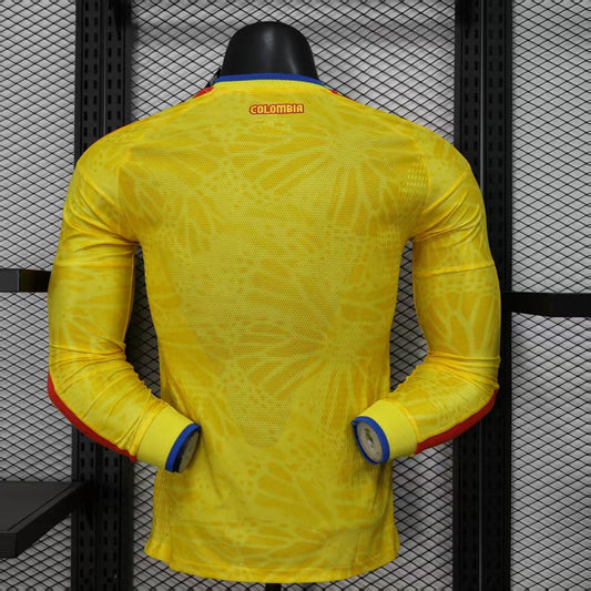 Camiseta Oficial Colombia – Manga Larga Mundial 2024/2025