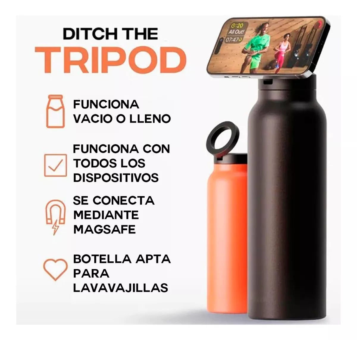 TERMO MAGSAFE 🥤📲 SOPORTE CELULAR