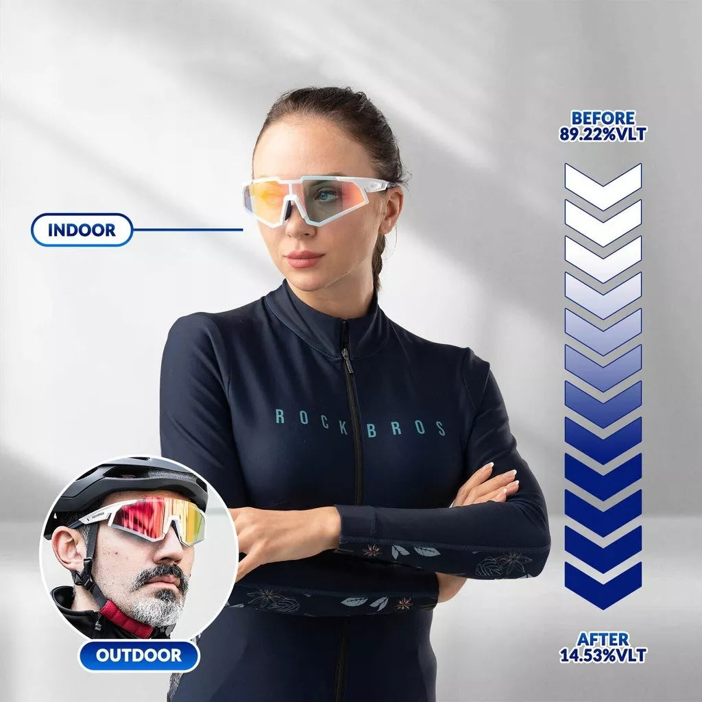 Gafas Rockbros Fotocromáticas: Protección y Comodidad para Cualquier Deporte 🕶️🌞