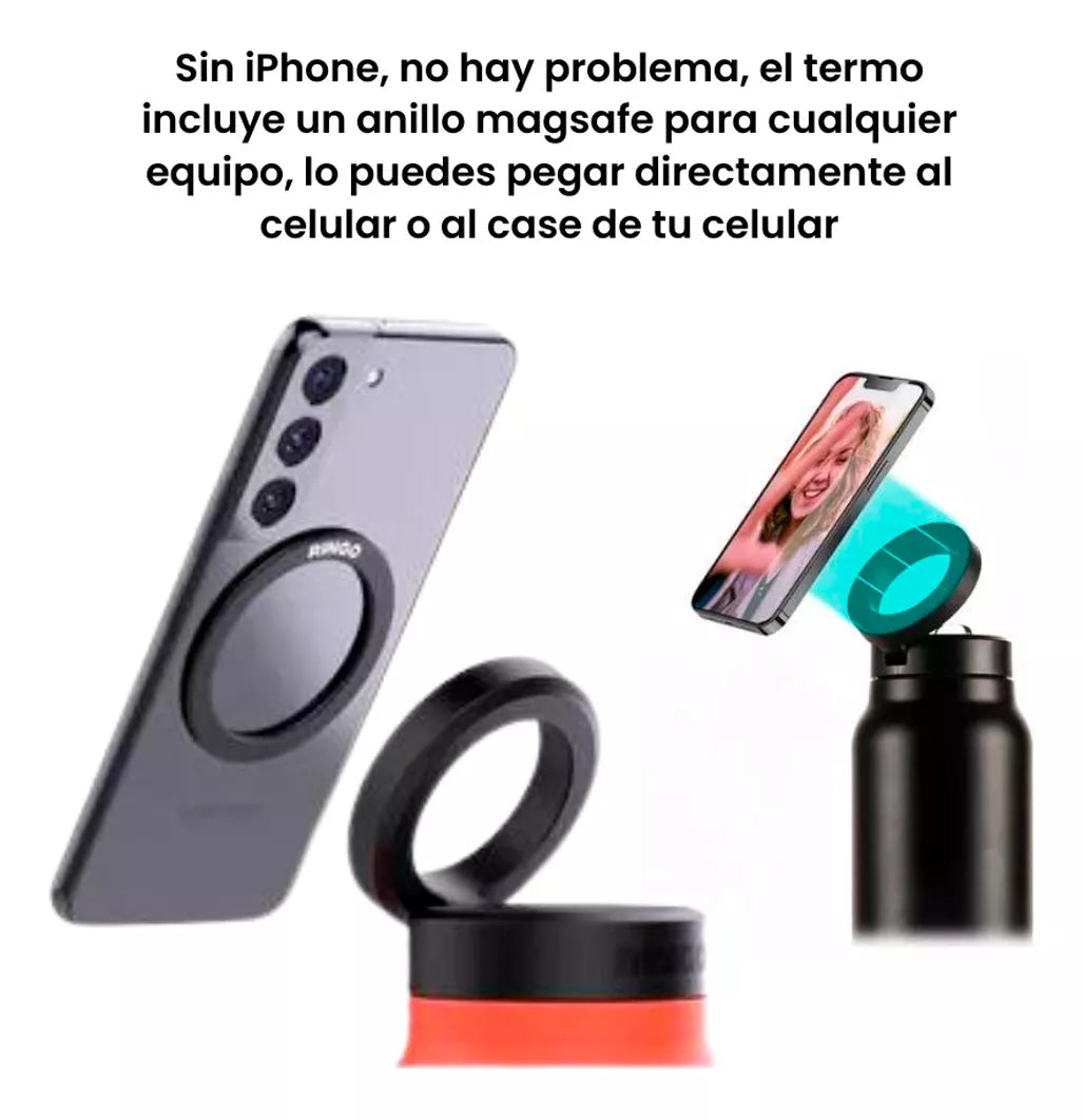 TERMO MAGSAFE 🥤📲 SOPORTE CELULAR