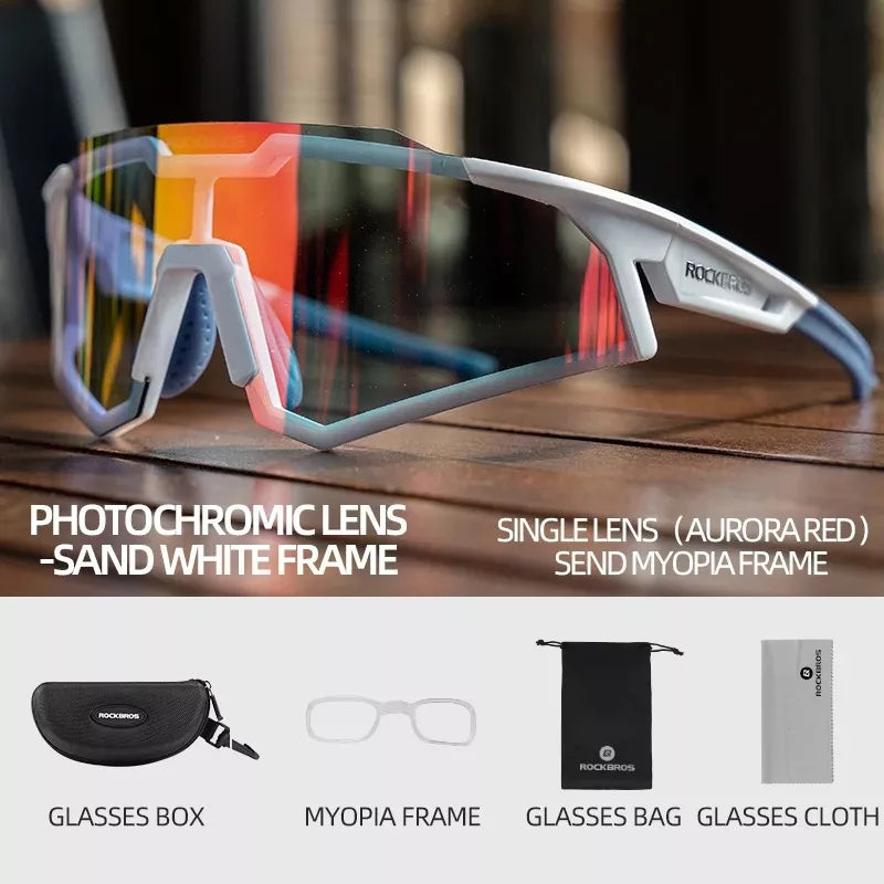 Gafas Rockbros Fotocromáticas: Protección y Comodidad para Cualquier Deporte 🕶️🌞