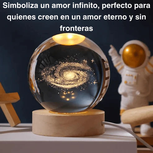 Lampara Esfera Galáctica 3D 🧡
