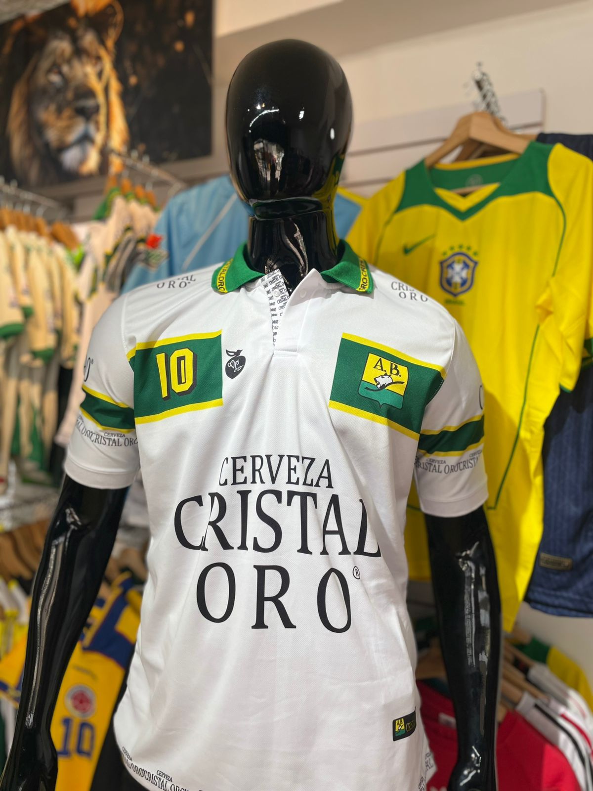 Camiseta Atlético Bucaramanga – Edición Cerveza Cristal Oro