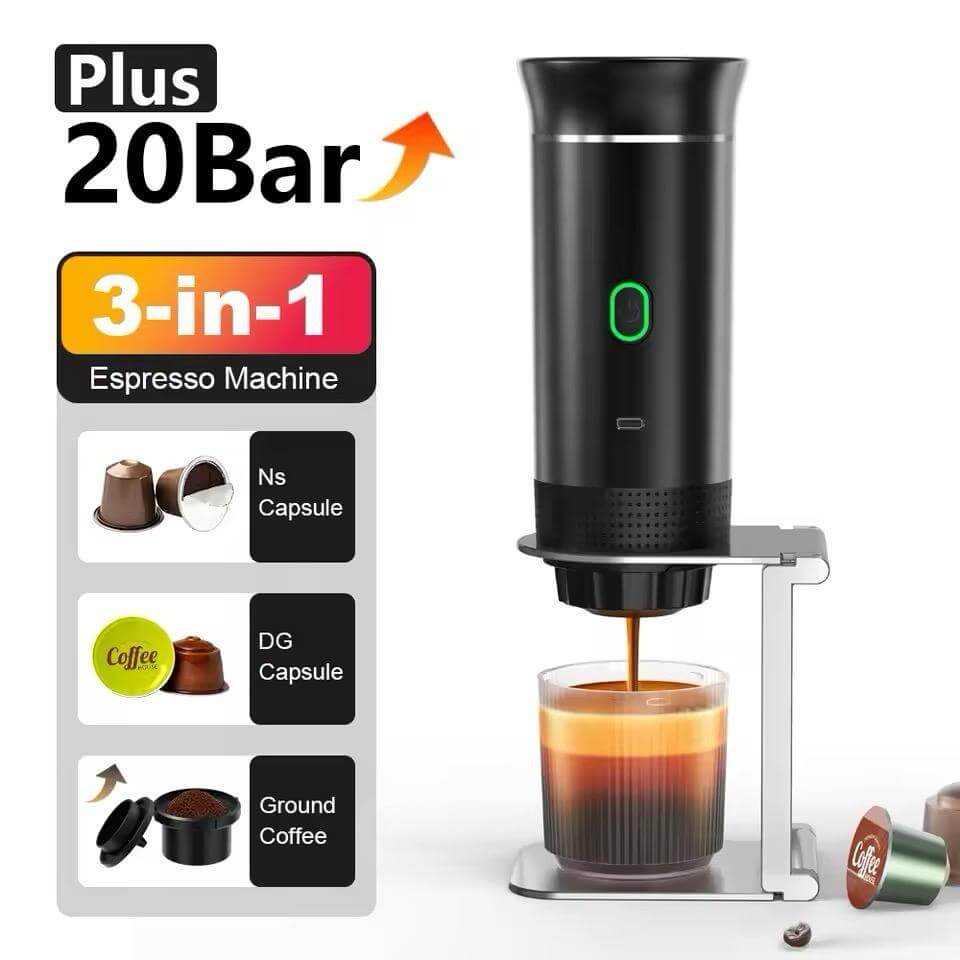 Cafetera Portátil Multifuncional 3 en 1