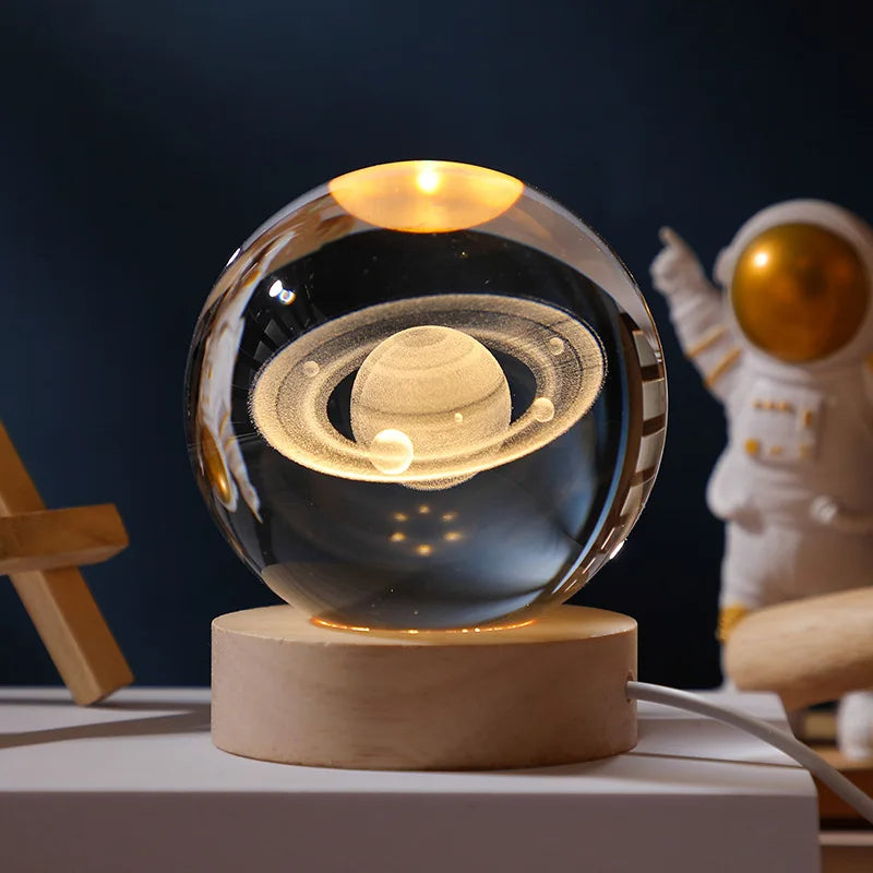 Lampara Esfera Galáctica 3D 🧡