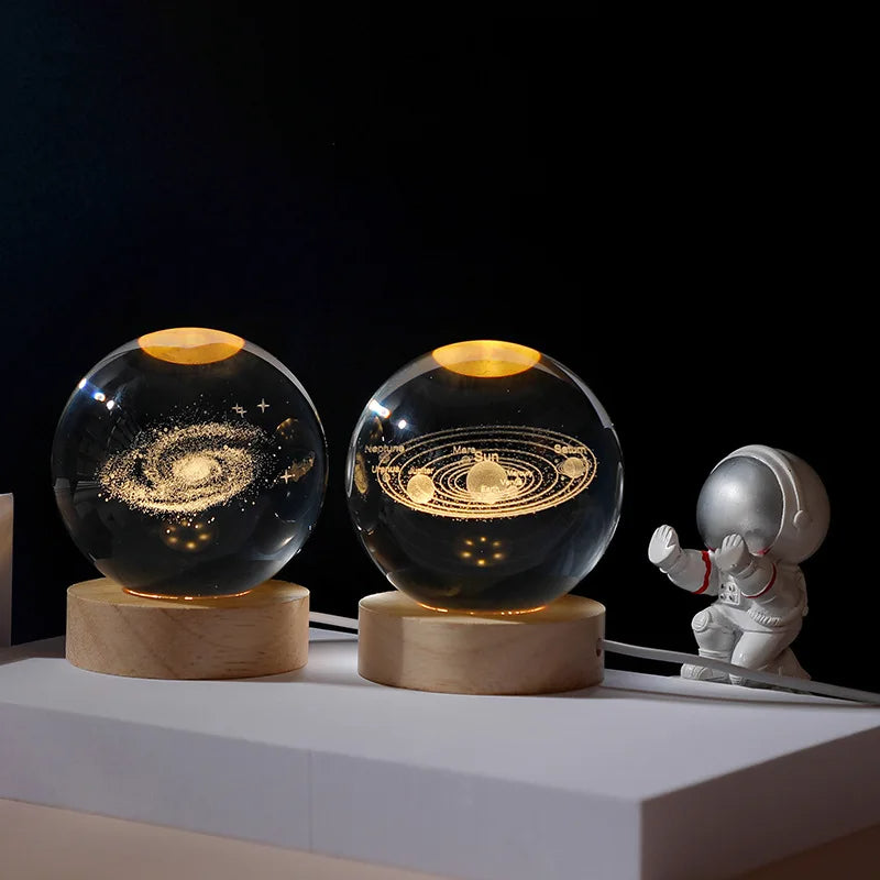 Lampara Esfera Galáctica 3D 🧡