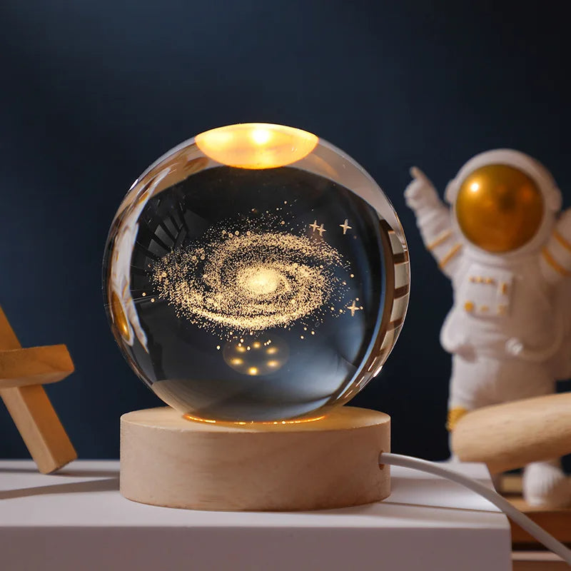 Lampara Esfera Galáctica 3D 🧡
