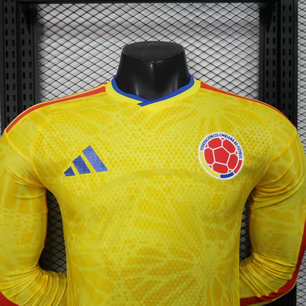 Camiseta Oficial Colombia – Manga Larga Mundial 2024/2025