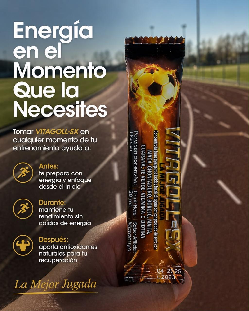 VITAGOLL-SX 550 ml Suplemento concentrado sabor maracuyá