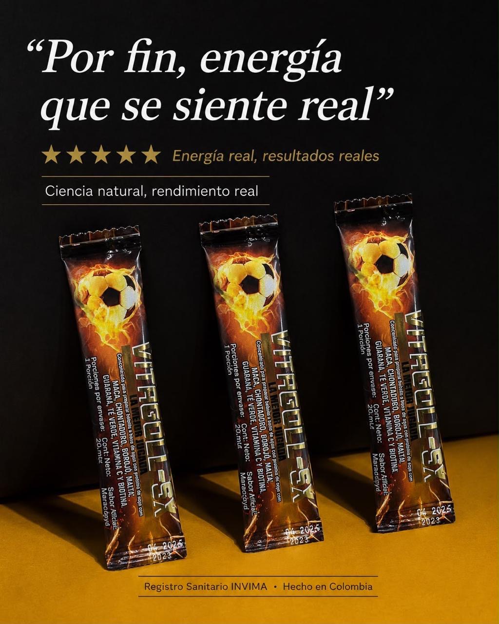 VITAGOLL-SX 550 ml Suplemento concentrado sabor maracuyá
