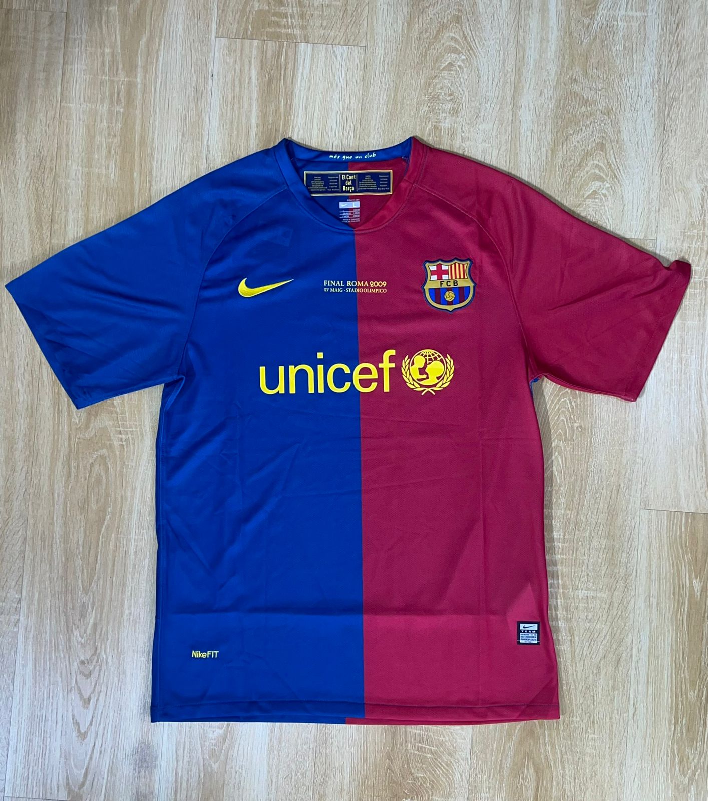 camisera barcela bicolor