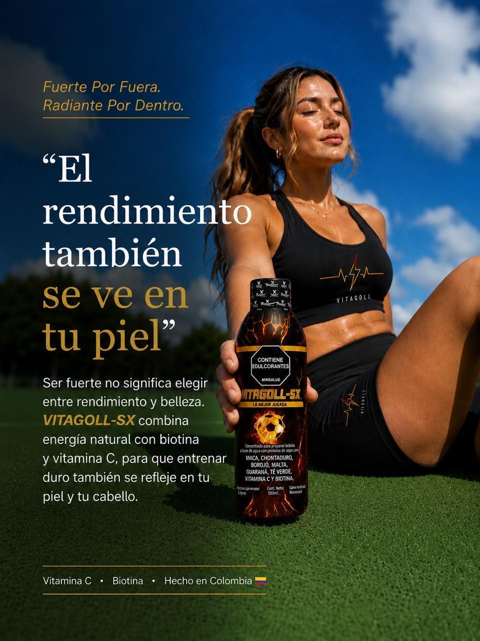 VITAGOLL-SX 550 ml Suplemento concentrado sabor maracuyá