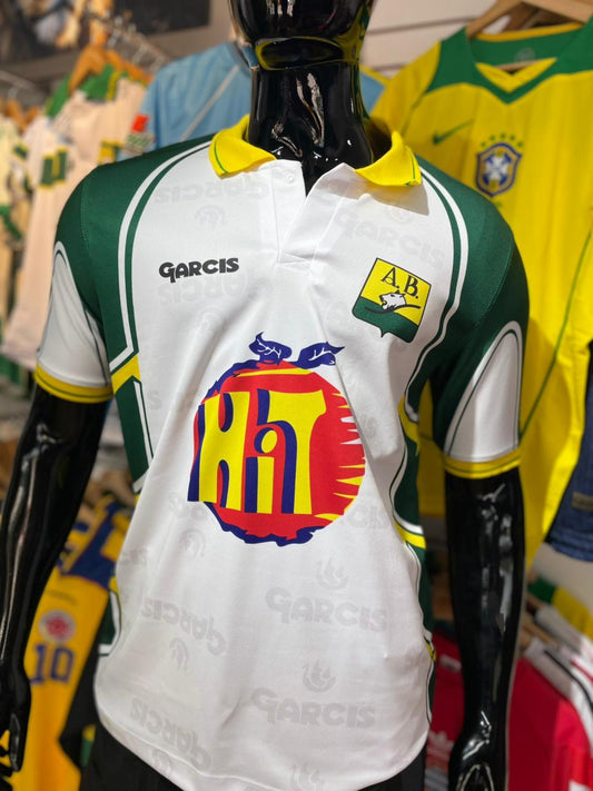 🐆 Camiseta Retro Atlético Bucaramanga “Hit” – Edición Clásica Garcis 💚💛 (