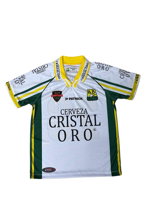 Camiseta Atlético Bucaramanga – Cerveza Cristal Oro (Edición Clásica)