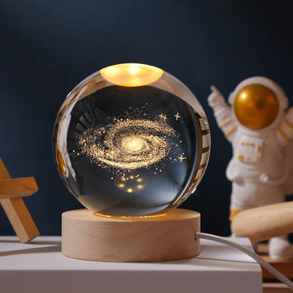 Lampara Esfera Galáctica 3D 🧡