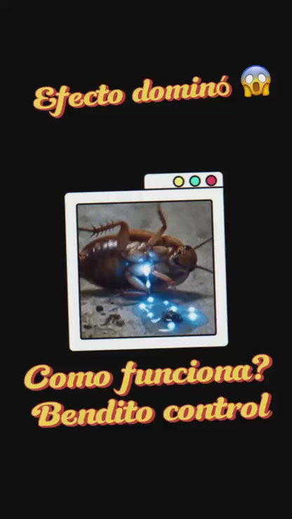 Bendito Control de Cucarachas – Gel Efecto Dominó | Uso Doméstico y Comercial